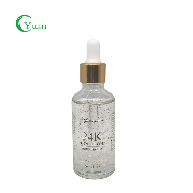 Beauty products anti-aging 24k gold serum for black skin