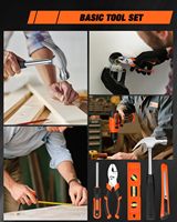 IFIXPRO 8V 139 pièces Kit d'outils de perceuse sans fil en acier au carbone boîtier rigide tournevis réparation à domicile personnalisable OEM ODM