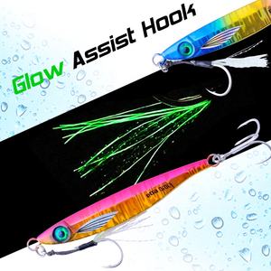 FJORD OEM 40g 60g 80g Señuelo Metálico Luminoso UV para Pesca de Lucio - Agua Salada y Dulce (Río, Lago, Arroyo) de Lanzamiento <span class=keywords><strong>Largo</strong></span> - Product Image 4
