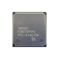 Circuits intégrés Dianxian IC TMS320F28075PTPT, MCU 32 bits, 120 MHz, 512 Ko, puce TMS320F28075