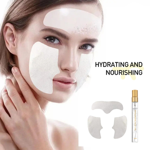 Soins de la peau coréens infusés de collagène concentré masque en feuille éclaircissant Anti-rides traitement des joues et du front pour le visage - Product Image 4