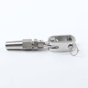 Raccord à mâchoires sans sertissage pour protection contre les chutes, facile à installer, pour treillis de jardin et support de plantes grimpantes - Product Image 6