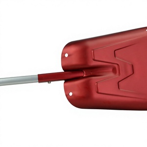 Precio de Fábrica Pala para Nieve de Aleación de Aluminio Roja, Plegable y Desmontable, Multifuncional, con Mango en T, Hoja de 22.5-27cm, Modelo CY-SL20 - Product Image 5