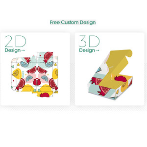 Scatola per Spedizioni in Cartone Ondulato Personalizzata, Ecologica, Nera, Bianca, Rosa, per Imballaggio Cosmetico e Trucchi, con Logo - Product Image 5