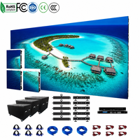 Système complet d'affichage LED en location 5m x 3m 16:9 Mur vidéo P2.6 P2.9 P3.91 pour fond de scène d'événement