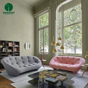 Moontree Ensemble de canapés en tissu grain de velours de luxe moderne Mobilier de maison nordique classique <span class=keywords><strong>Canapé</strong></span> modulaire simple pour hôtel <span class=keywords><strong>club</strong></span> - Product Image 3