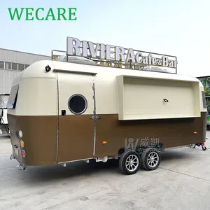 Wecare manufacturers mobile bar kitchen ice cream catering drink trailer fast food truck hot dog foodtruck snack food