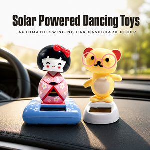 Giocattoli Solari Personalizzati <span class=keywords><strong>Anime</strong></span> Carini, Bambole Danzanti Automatiche, Ornamenti per Cruscotto Auto, Decorazioni Kawaii per Scrivania Ufficio, Set Regalo per Bambini - Product Image 5