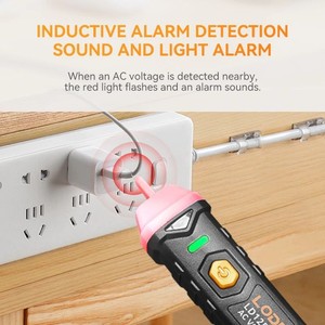 LD12D เครื่องวัดแรงดันไฟฟ้าแบบไม่สัมผัส AC 50-1000V พร้อมเซ็นเซอร์ตรวจจับและไฟแสดงสถานะ สำหรับงานไฟฟ้า - Product Image 5