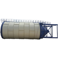 Silos di cemento di alta qualità 5000kg tonda Fly Ash Silo di stoccaggio per la vendita