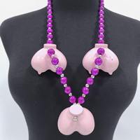 Collier personnalisé unique avec perles Alien Carnival pour les festivals, Noël, la remise des diplômes, le Nouvel An, Thanksgiving, la Saint-Valentin