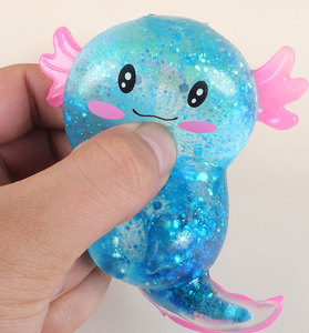 Juguetes de Salamandra Coloridos BT, Lindos Juguetes Blandos Rellenos de Azúcar de Malta, Elásticos y Divertidos para Aliviar el Estrés, Regalos para Fiestas, para Niños y Adultos - Product Image 2
