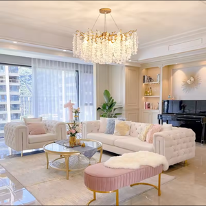 Flush Mounted Dimmable Decorative Dinning Room Living Room crystal <b>tree</b> branches chandelier - Product Image 4