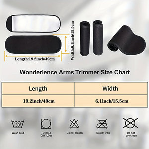 Manchons amincissants pour femmes, favorisant la transpiration, pour le fitness et le modelage corporel, taille universelle, argent et bleu - Product Image 3