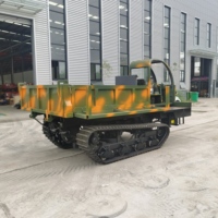 Chinesisches Mini-Raupenfahrzeug Mini-Dumper mit Frontlader und Raupentransporter-LKW Hochleistungsmotor-Kernkomponente