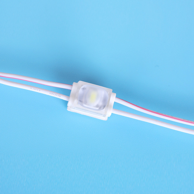 Small-sized mini 12V 0.4W 60lumen LED module is used for acrylic mini crystal LED letter signboards.