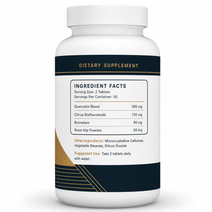 Fitosoma Dihidratado, Extracto Natural de Sophora Japonica, 98% Quercetina, Tabletas Veganas Orgánicas, Mejora la Inmunidad, Suplementos Dietéticos - Product Image 6