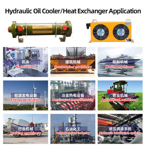 30hp motore diesel raffreddato ad acqua guscio di rame personalizzato e tubo alettato idraulico scambiatori di calore ad alta pressione olio <span class=keywords><strong>radiatore</strong></span> - Product Image 3