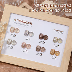 Miss Gooey OEM/ODM Ensemble de vernis à ongles en gel à paillettes marque privée vernis à gel scintillant sans Hema vernis à ongles Disco réfléchissant logo personnalisé - Product Image 3