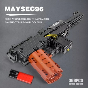 Mould King 14011 <span class=keywords><strong>Mauser</strong></span> C96 <span class=keywords><strong>Pistola</strong></span> de Bloques de Construcción, Modelo de Arma de Ladrillos para Ensamblar, Juguetes de <span class=keywords><strong>Pistola</strong></span> de Bloques - Product Image 2