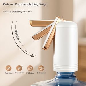 Bomba de Agua Automática Recargable por USB, Dispensador de Agua Eléctrico Portátil para el Hogar y la Oficina, Cubo Plegable - Product Image 3