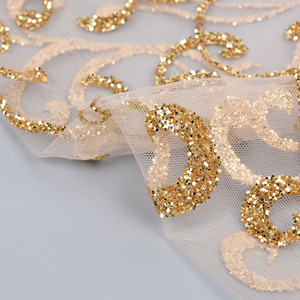 Glitter Vải Stars Lưới Với Glitter Glitter Dress Vải Cho Áo Choàng Đầm Quyến Rũ - Product Image 4