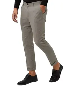 时尚彩色海军修身七分裤休闲风格西装裤