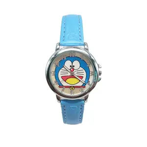 New 2021 children's cartoon kids girl boys Doraemon cute quartz watch