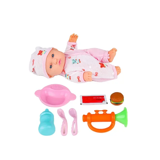 toys 2022 new custom design vinyl reborn baby dolls and fashion real baby dolls for sales dinner plate set horn baby bottle