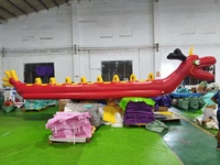 Bateau gonflable Dragon, bateau tractable, bateau banane, bateau Dragon gonflable chinois pour les sports nautiques d'été