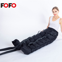 Système de thérapie par compression d'air FOFO Bluetooth avec écran tactile LCD, bottes de compression pneumatique, masseur de jambes, pression de 30 à 270 mmHg, 6 niveaux
