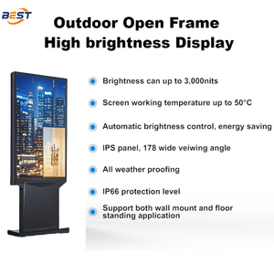 Smart Zoning Digital Signage for Outdoor Subway 3000nit Brightness Auto Dimming 110℃ High-Temperature Resistance for Elevators - Product Image 3