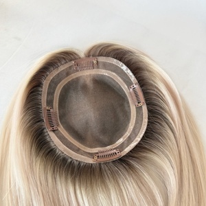 Perruques en cheveux naturels pour femmes, toupet pour cheveux clairsemés, couleur naturelle, densité 130%, postiches pour femmes - Product Image 1