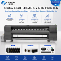 Imprimante jet d'encre grand format UV LETOP Factory 10 pieds pour bannières et affiches, machine à solvant pour impression rouleau à rouleau
