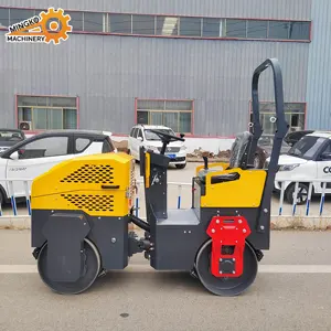 1 TON Mechanical drive single drum vibratory road roller/small road roller road construction