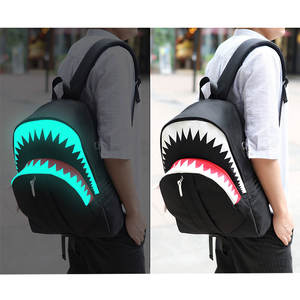 Custom High Quality Polyester Mini <b>Backpacks</b> Reflective Waterproof Design Usb Zipper <b>Strap</b> Unisex High School Student <b>Backpack</b> - Product Image 5