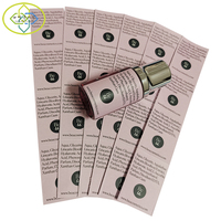 Impression d'autocollants en PVC imperméables personnalisés de haute qualité pour les pots cosmétiques, les parfums et les rouges à lèvres