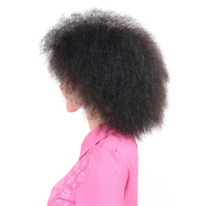 Africaine perruques <span class=keywords><strong>cheveux</strong></span> <span class=keywords><strong>courts</strong></span> <span class=keywords><strong>cheveux</strong></span> bouclés perruque coiffures avec vente - Product Image 2