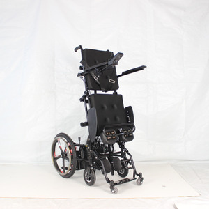 Silla de ruedas manual eléctrica potente certificada CE, equipo de rehabilitación de calidad, rueda grande, diseño motorizado, hecho en China - Product Image 5