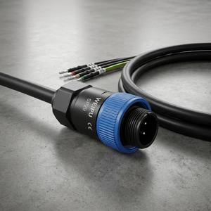 تجميعة كابلات WEIPU SP29 الأصلية مقاومة للماء IP68 بـ 2-35 دبوس مطلية بالذهب للاستخدامات البحرية الشاقة IPC-620 - Product Image 1