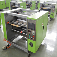 Machine à fabriquer et à rembobiner manuellement des rouleaux de papier aluminium, machine à rembobiner du papier aluminium de qualité alimentaire