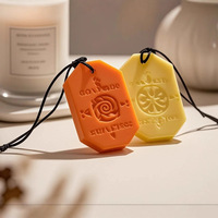 Sachet de cire parfumée végétale à suspendre, désodorisant aromatique pour armoire, maison, voiture, parfum longue durée, en forme de bloc