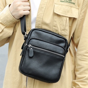 Sac de bureau pour <span class=keywords><strong>homme</strong></span> en cuir véritable, style mode, avec poignée supérieure, bandoulière et messager, pour usage quotidien B0061 - Product Image 4