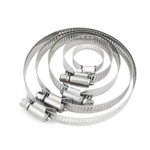 304 Stainless Steel Hose Clamps Pipe and Monitoring Clamps Gas Pipe Fasteners <b>Range</b> <b>Hood</b> Clamp Accessories - Product Image 5