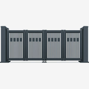 Porte coulissante automatique à ouverture électrique en aluminium de style européen, anti-vol, pour patio et jardin - Product Image 1