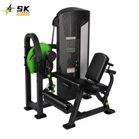Machine à extensions et flexions de jambes assises SK Legs avec résistance réglable, équipement de musculation pour salle de sport commerciale
