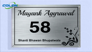 Plaques signalétiques métalliques multicolores personnalisées avec texte gravé <span class=keywords><strong>pour</strong></span> récompenses, équipements et étiquetage électrique - Product Image 3