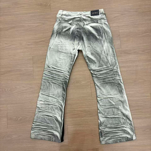 <span class=keywords><strong>Jeans</strong></span> Personalizzati di Alta Qualità del Produttore, <span class=keywords><strong>Grigio</strong></span> Argento Effetto Vissuto, Pantaloni Techwear Larghi con Striscia Laterale Nera per <span class=keywords><strong>Uomo</strong></span> - Product Image 3
