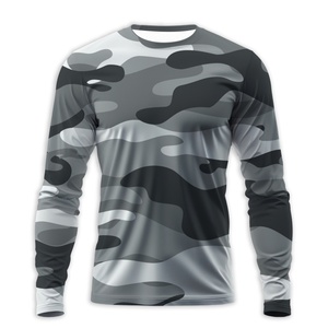 Camiseta de Pesca de Manga Larga Ligera para Hombre, Personalizada con Sublimación, al por Mayor - Product Image 1