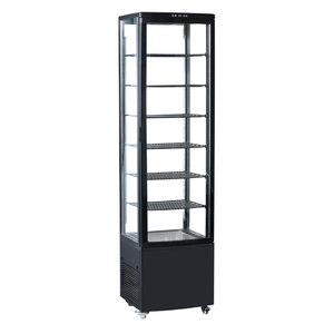 Porte unique verticale de grande capacité Stockage direct d'usine de gâteaux et boissons Réfrigérateur vertical boissons gâteaux à la bière Beve